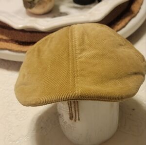 Stetson Mens Tan Corduroy Ivy Flat Cap